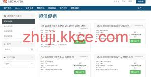 Megalayer 特价活动｜香港、新加坡独立服务器 399 元起，高防原生 IP 可组建内网