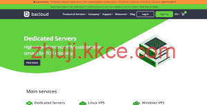 # 黑五特惠 | bacloud 全场5折：立陶宛15年老牌主机商，VPS 1Gbps不限流量，独服月赠100T