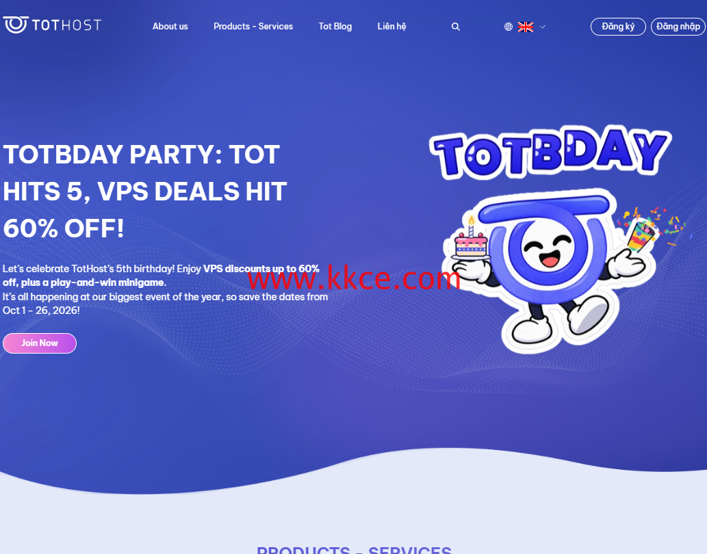 Tothost 越南云服务器促销：不限流量、ISP 属性 IP 可选，低至 $2.25/月